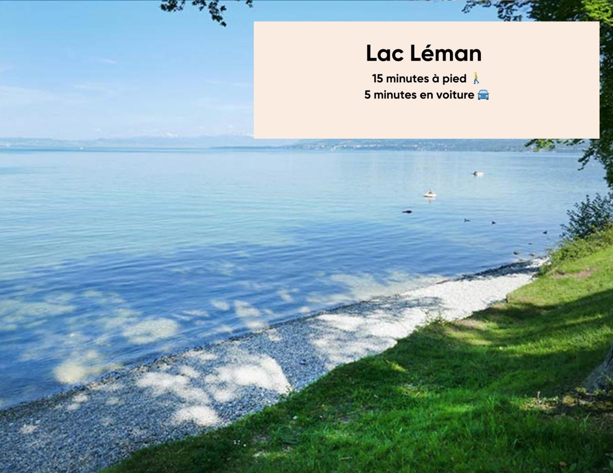 Cosy Et Moderne - Lac Leman Thonon-les-Bains Extérieur photo
