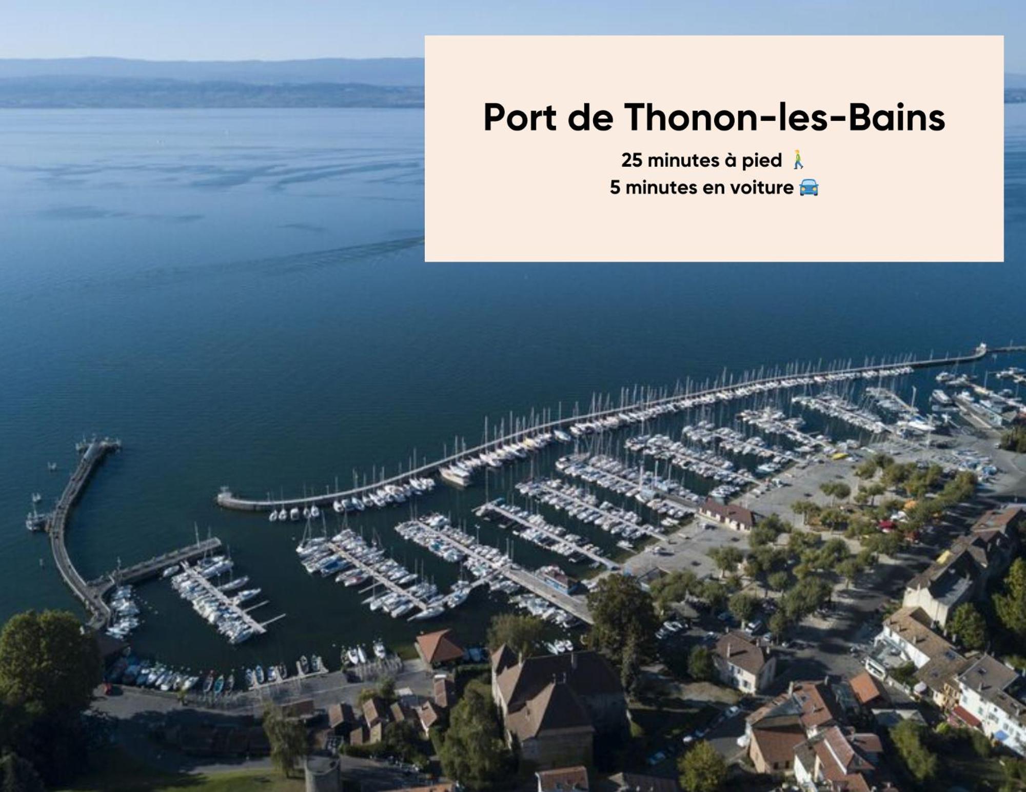 Cosy Et Moderne - Lac Leman Thonon-les-Bains Extérieur photo